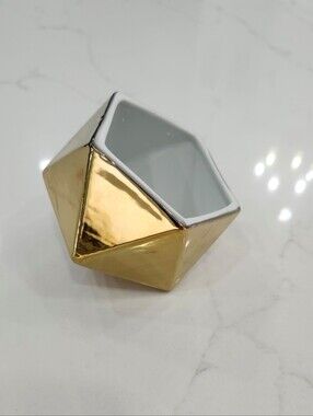 cb2 gold clarity bowl small